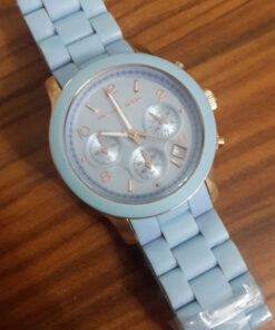 Réplica de Relógio Michael Kors Azul Claro