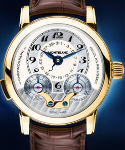 Réplica de Relógio Montblanc Star Nicolas Rieussec Platinum Yellow Gold