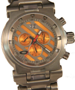 Réplica de Relógio Oakley Hollow Point Titanium Orange