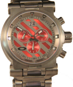 Réplica de Relógio Oakley Hollow Point Titanium Red 