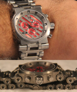 Alternative view of Réplica de Relógio Oakley Hollow Point Titanium Red 