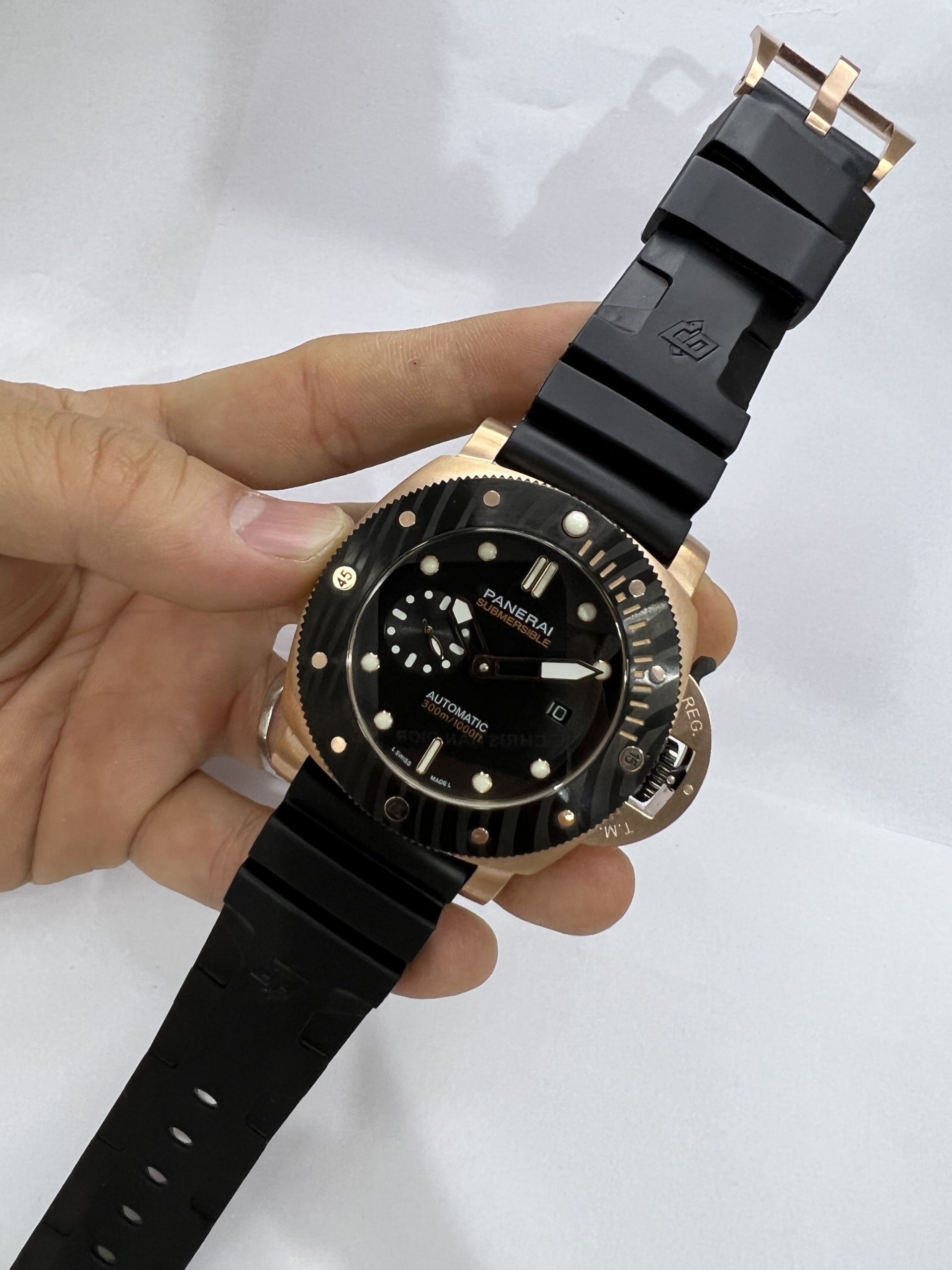 Réplica de Relógio Panerai Borracha