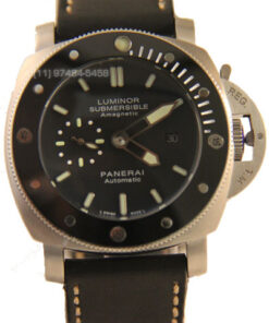 Réplica de Relógio Panerai Submersible Cerâmica Black