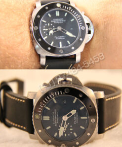 Réplica de Relógio Panerai Submersible Cerâmica Black