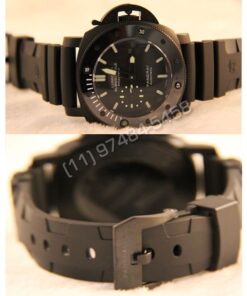 Alternative view of Réplica Relógio Panerai Submersible Preto Cerâmica