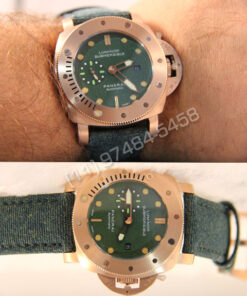 Réplica de Relógio Panerai Submersible Rose Verde