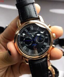 Réplica de Relógio Patek Philippe Couro