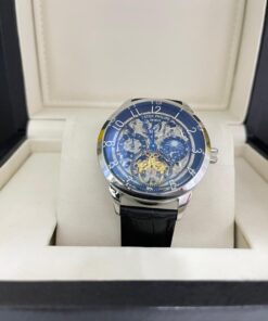 Réplica de Relógio Patek Philippe Esqueleto Couro