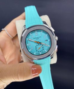 Alternative view of Réplica de Relógio Patek Philippe Borracha