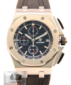 Réplica de Relógio Audemars Piguet Royal Oak Prata Preto