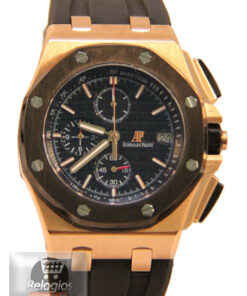 Réplicas de Relógio Audemars Piguet Royal Oak Rosê Preto