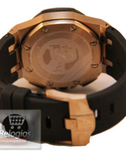 Réplica de Relógio Audemars Piguet Royal Oak Rosê Preto