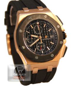Réplicas de Relógios Audemars Piguet Royal Oak Rosê Preto