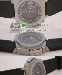 Alternative view of Réplica de Relógio Diesel Batman Prata Preto