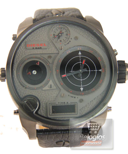 Réplica de Relógio Diesel Radar Chumbo
