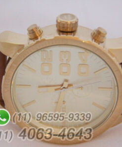 Alternative view of Réplica de Relógio Diesel The Only Brave Dourado 