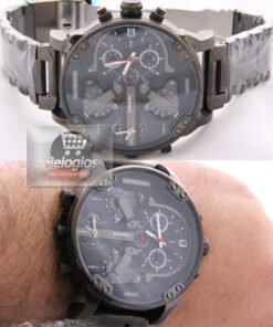 Alternative view of Réplica de Relógio Diesel Dz 7314 Black red