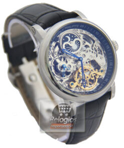 Alternative view of Réplica de Relógio Patek Philippe Esquelete Black