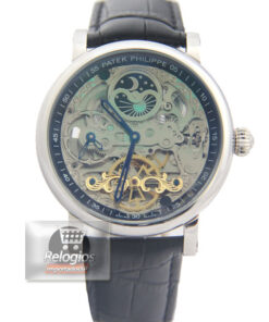 Réplica de Relógio Patek Philippe Esquelete Black
