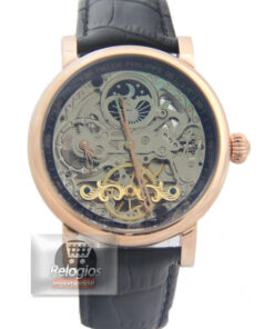 Réplica de Relógio Patek Philippe Esquelete Rose Black