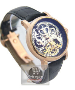 Alternative view of Réplica de Relógio Patek Philippe Esquelete Rose Black