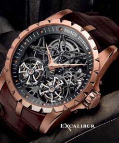 Réplica de Relógio Roger Dubuis Excalibur Turbilon Esquelette