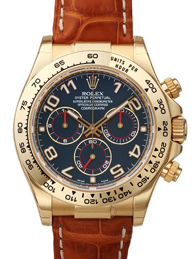 Réplica de Relógio Rolex Daytona Gold Blue
