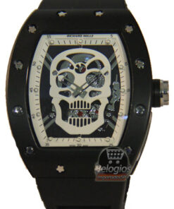 Réplica de Relógio Richard Mille Cavera Black White
