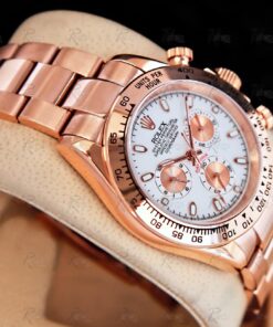 Réplicas de Relógio Rolex Cosmograph Daytona Rose Gold
