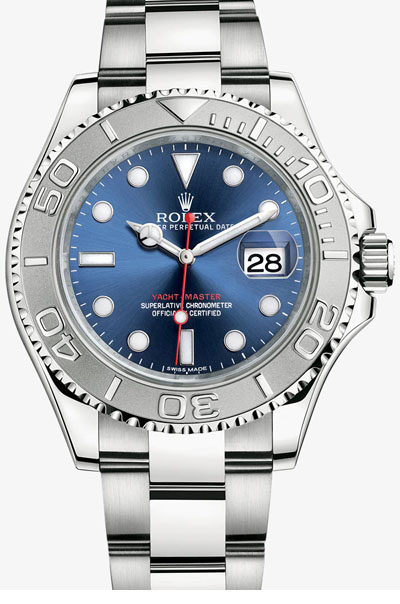 Réplica de Relógio Rolex Yacht Master Blue