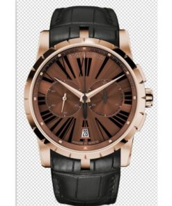 Réplica de Relógio Roger Dubuis Excalibur Chronograph Marrom