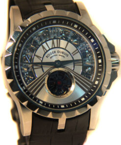Alternative view of Réplica de Relógio Roger Dubuis Excalibur Minute Black