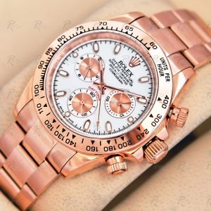 Réplica de Relógio Rolex Cosmograph Daytona Rose Gold