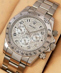 Réplica de Relógios Rolex Daytona Black Gold Edition Diamond