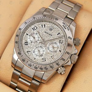 Réplica de Relógios Rolex Daytona Black Gold Edition Diamond