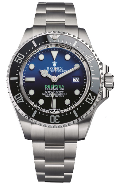 Réplica de Relógio Rolex Deepsea Challenge D-Blue