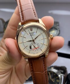 Réplica de Relógio Rolex Cellini - Couro 