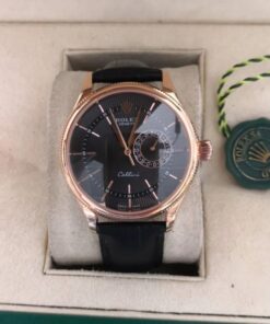 Réplica de Relógio Rolex Cellini - Couro 3