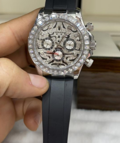 Réplica de Relógio Rolex Borracha Pedra