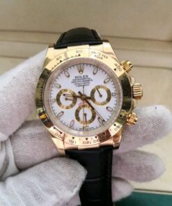 Réplica de Relógio Rolex Daytona Couro