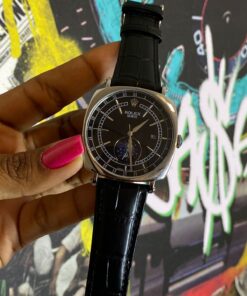 Réplica de Relógio Rolex Couro Sol e Lua