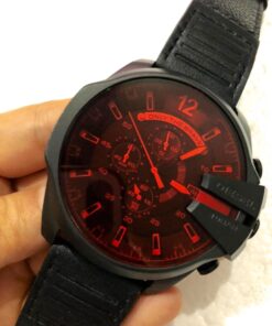 Réplica de Relógio Diesel 10 Bar Couro