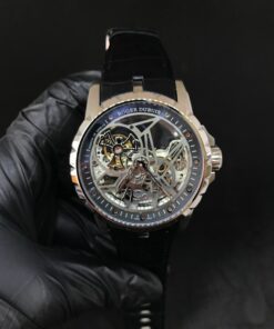 Réplica de Relógio Roger Dubuis excalibur turbilon esquelette