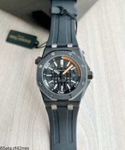Super Clone Máquina ETA – Audemars Piguet Royal Oak Offshore Diver Preto 42mm