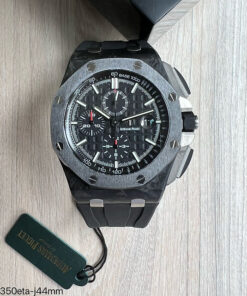 Super Clone Máquina ETA – Audemars Piguet Royal Oak Offshore 44mm Carbono Forjado