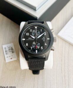 IWC PILOT  PRETO 44MM