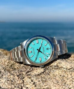 SUPER CLONE MÁQUINA ETA ROLEX OYSTER PERPETUAL TIFFANY 41MM