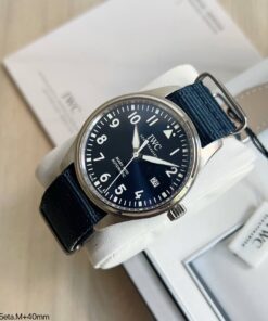 IWC MARK XVIII PRATA AZUL 40MM