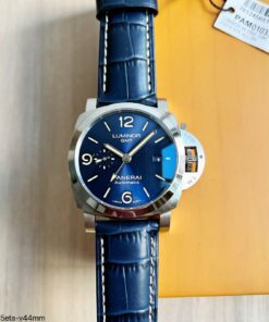 PANERAI LUMINOR GMT PRATA AZUL 44MM