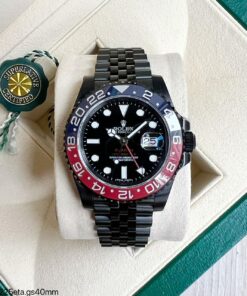 SUPER CLONE MÁQUINA ETA ROLEX GMT MASTER II BLAKEN JUBILEE 40MM